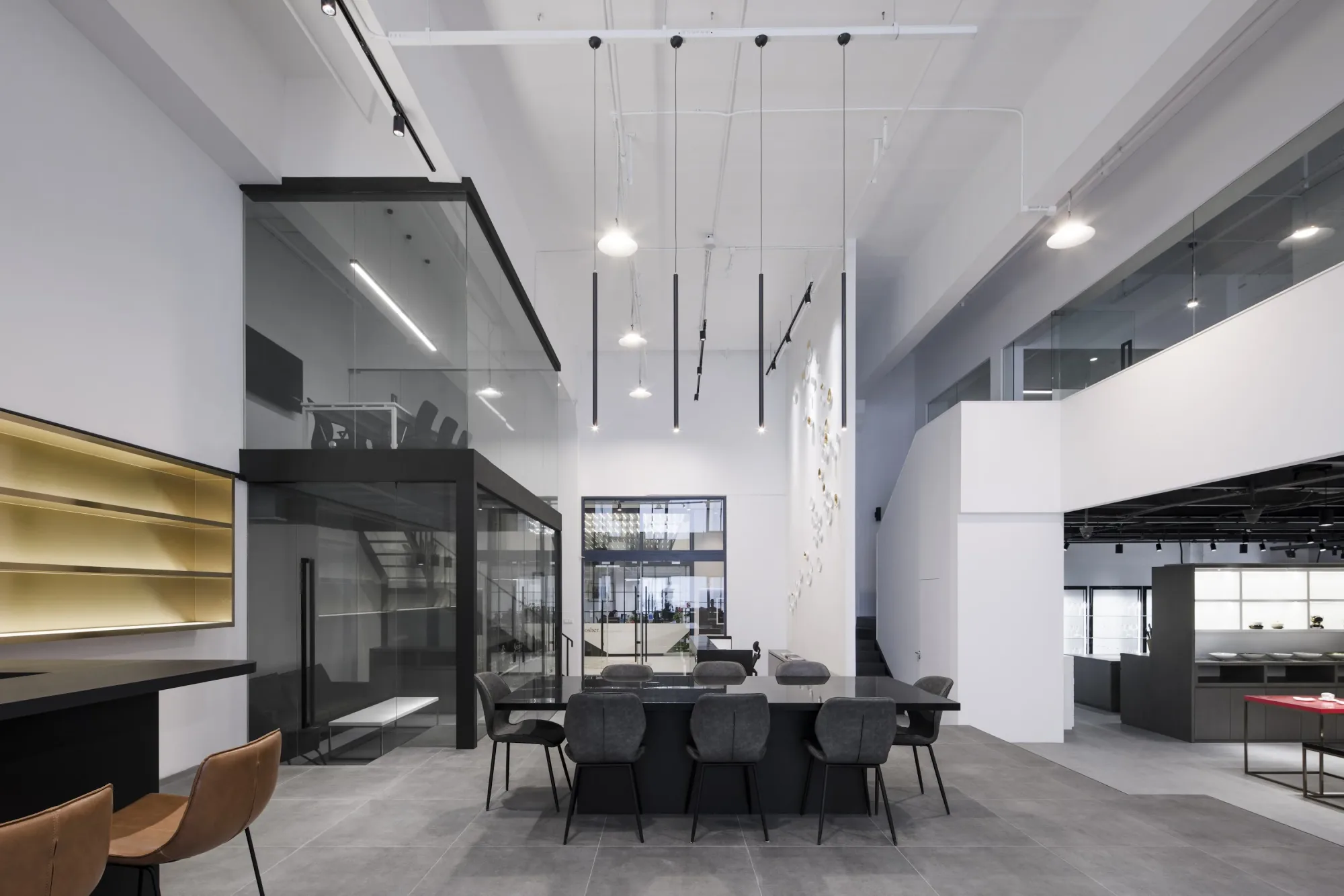 HomeBase Showroom and Office, interior.