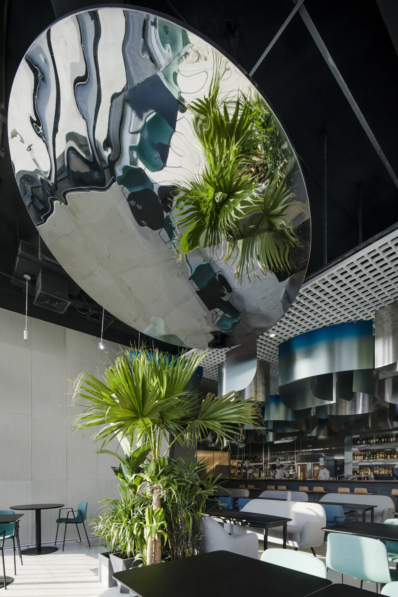 La Prime Kitchen, interior. Photo: Peter Dixie / LOTAN.