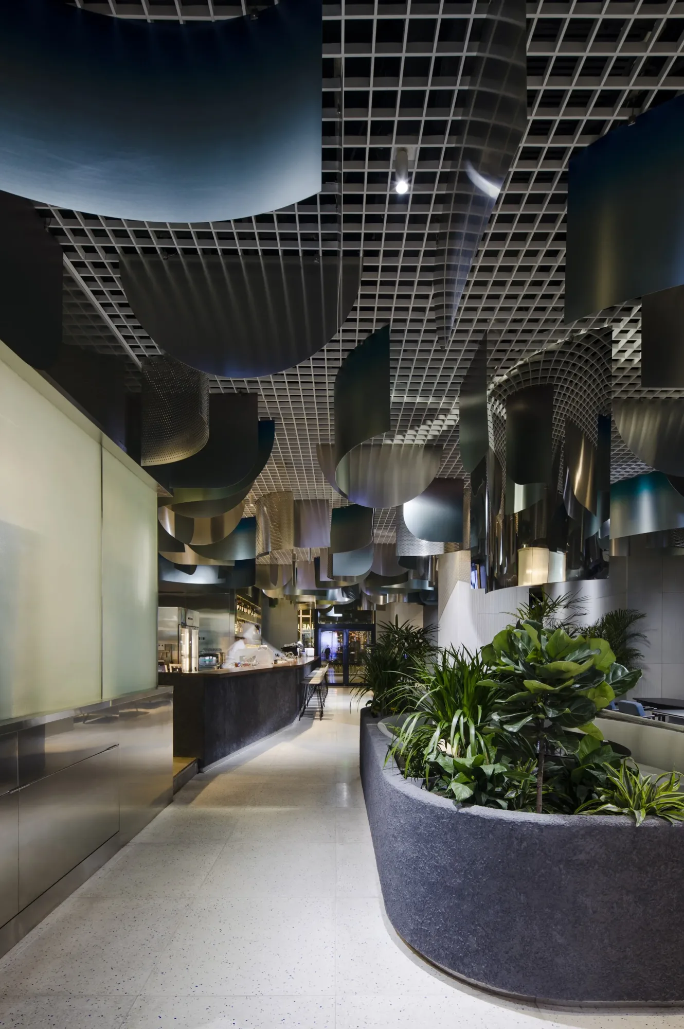 La Prime Kitchen, interior. Photo: Peter Dixie / LOTAN.