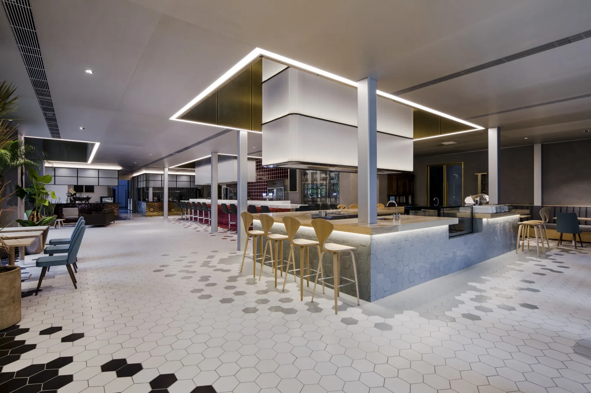 Saltimbocca Kitchen Lab, Wuhan, China, 2018. Photo: Peter Dixie / LOTAN (lo-tan.com).